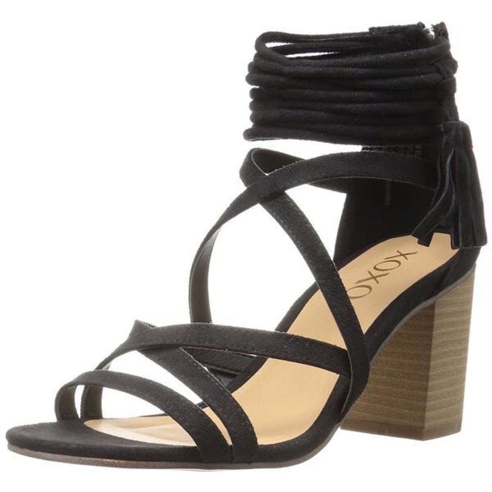 XOXO open toe casual, strappy heeled sandals 👠